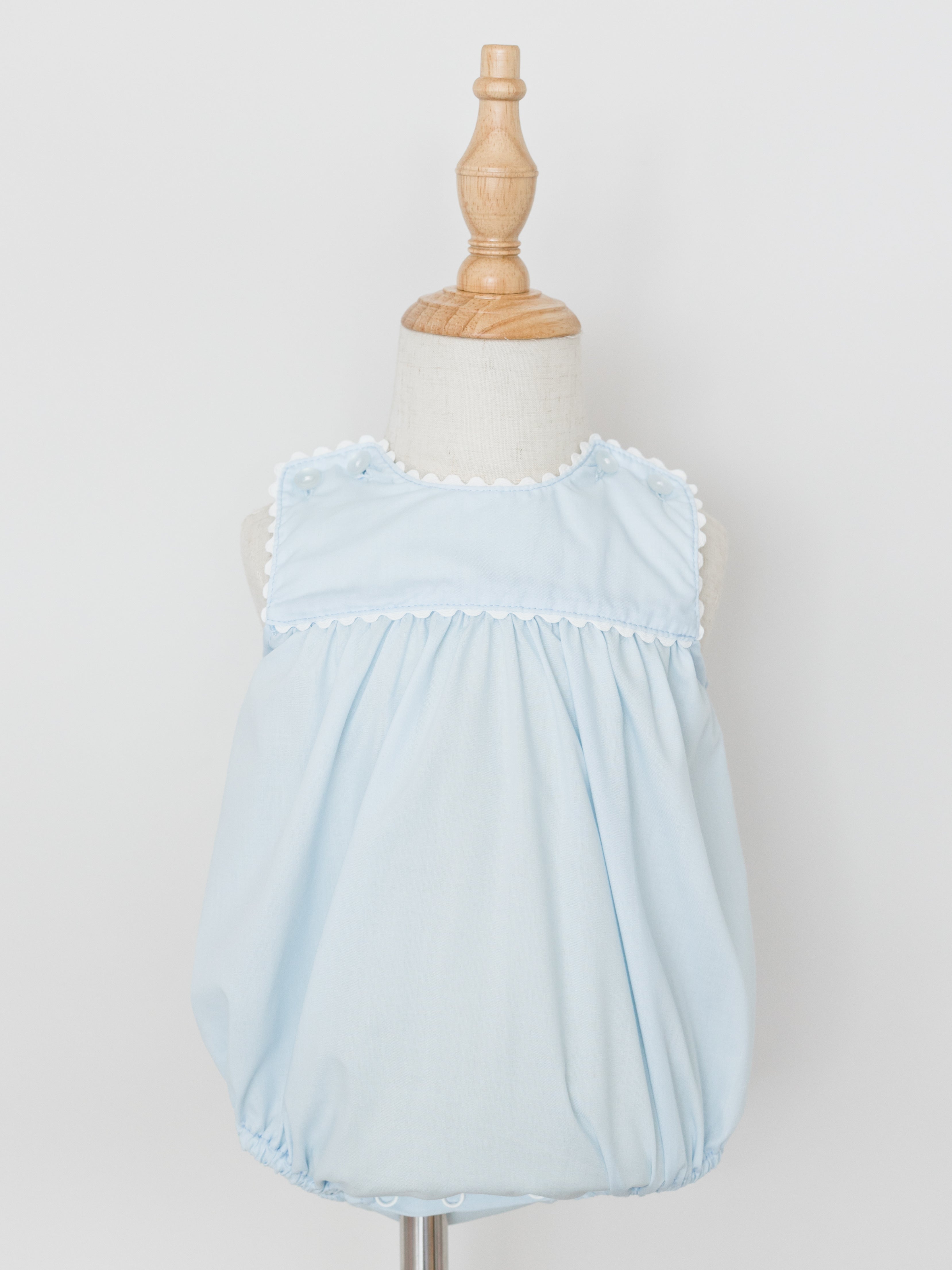 Charming Bubble - Blue / White Ric Rac