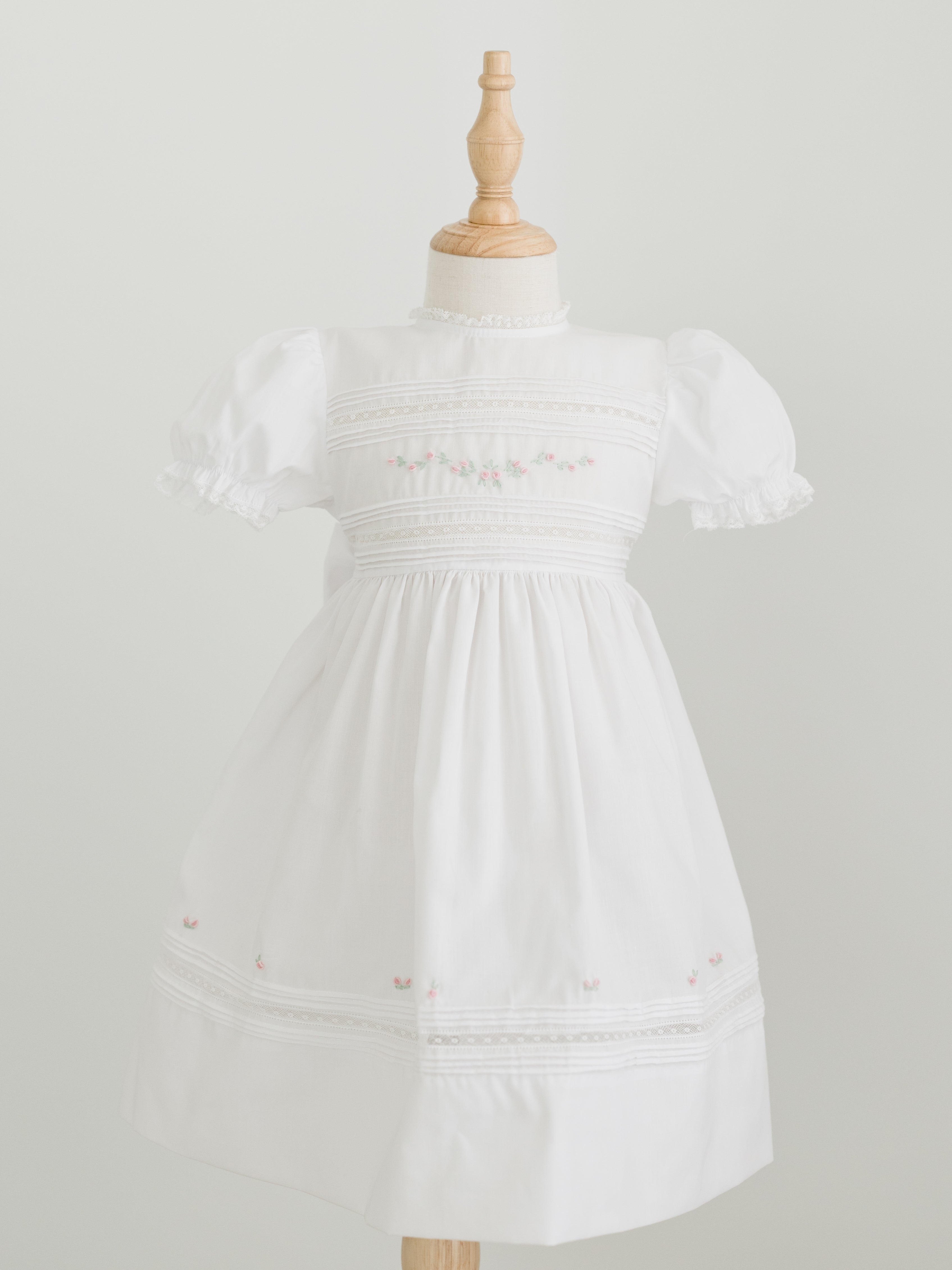 Floral Bullions & Lace Dress