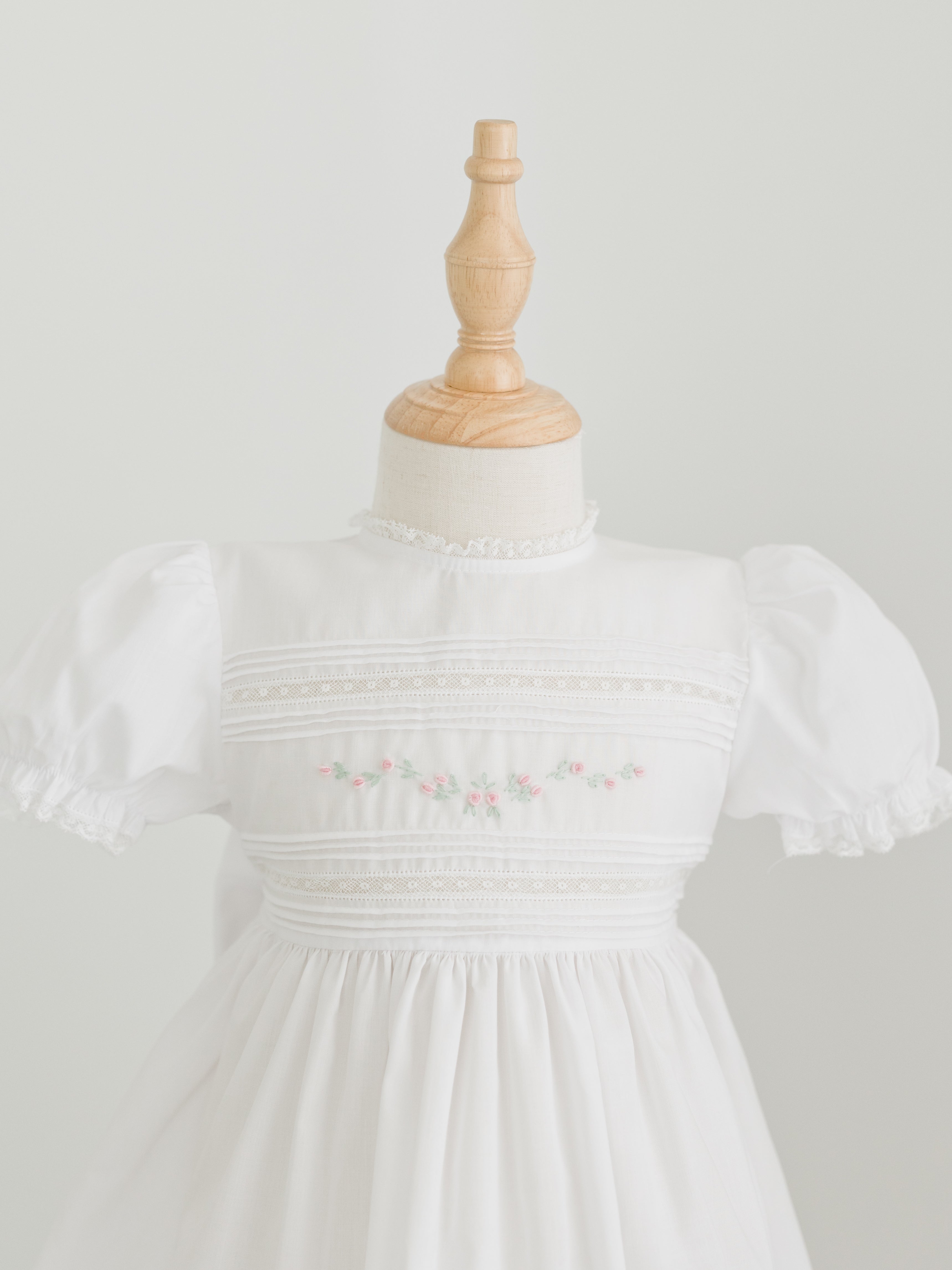 Floral Bullions & Lace Dress