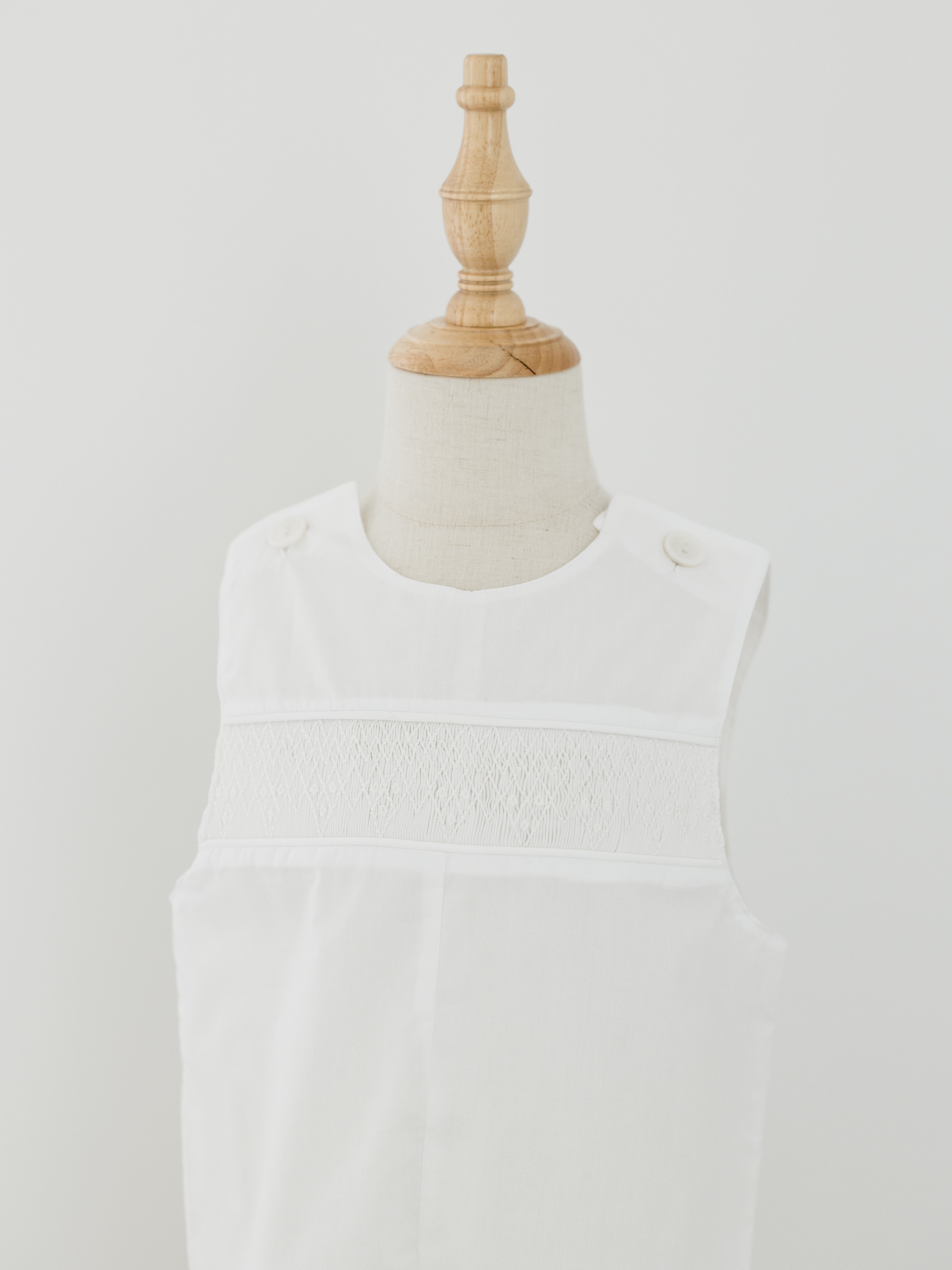Graham Jon Jon - All White Smocked