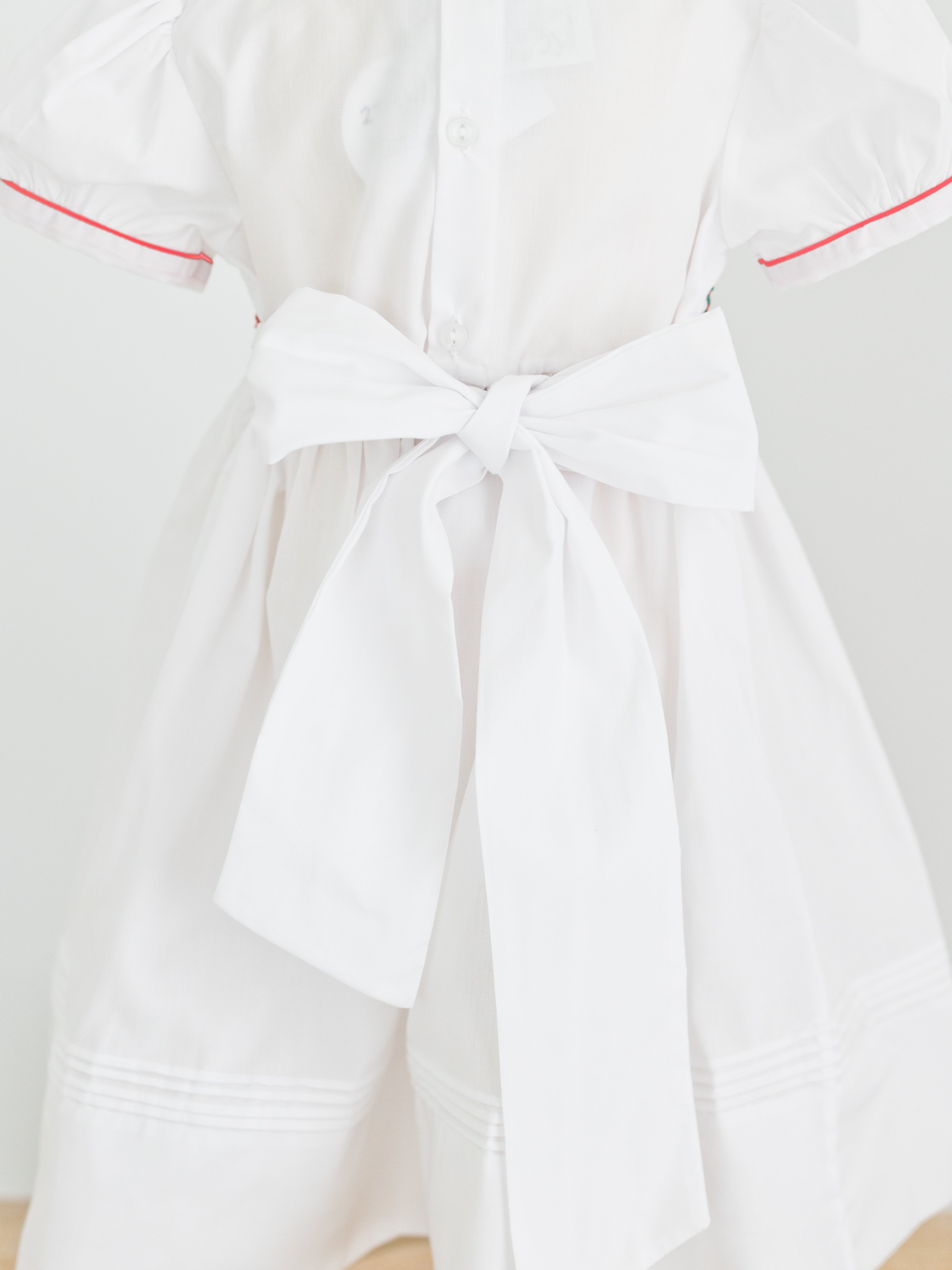 Floral Smocked Holiday Dress