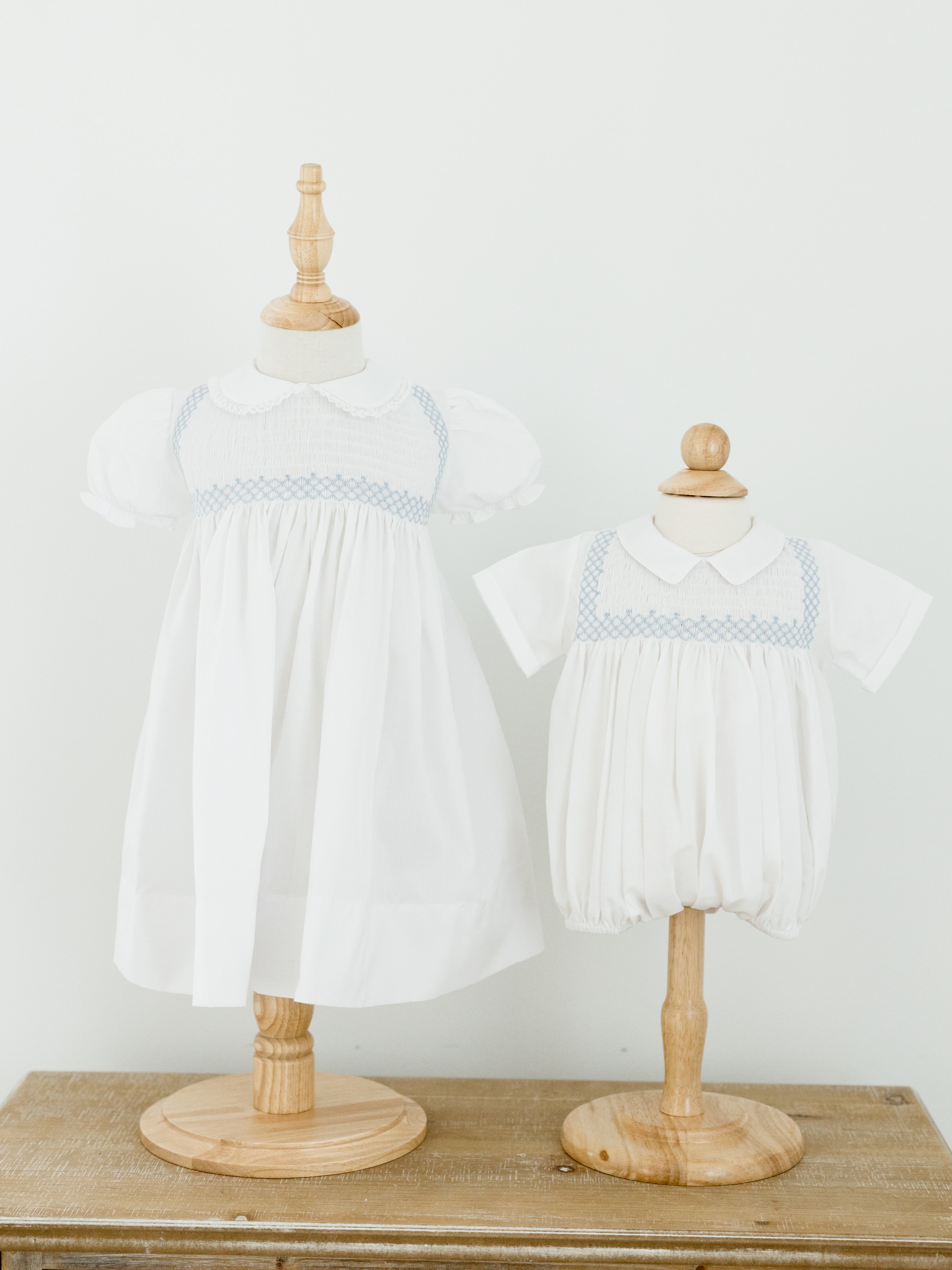 Vintage Smocked Bodice Dress