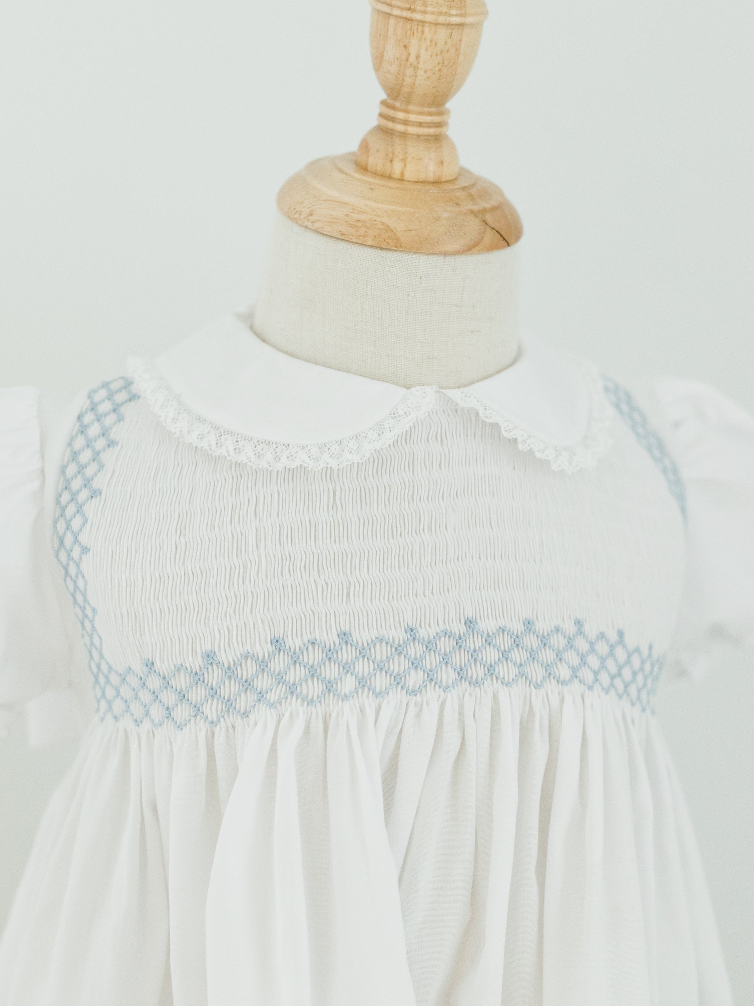 Vintage Smocked Bodice Dress