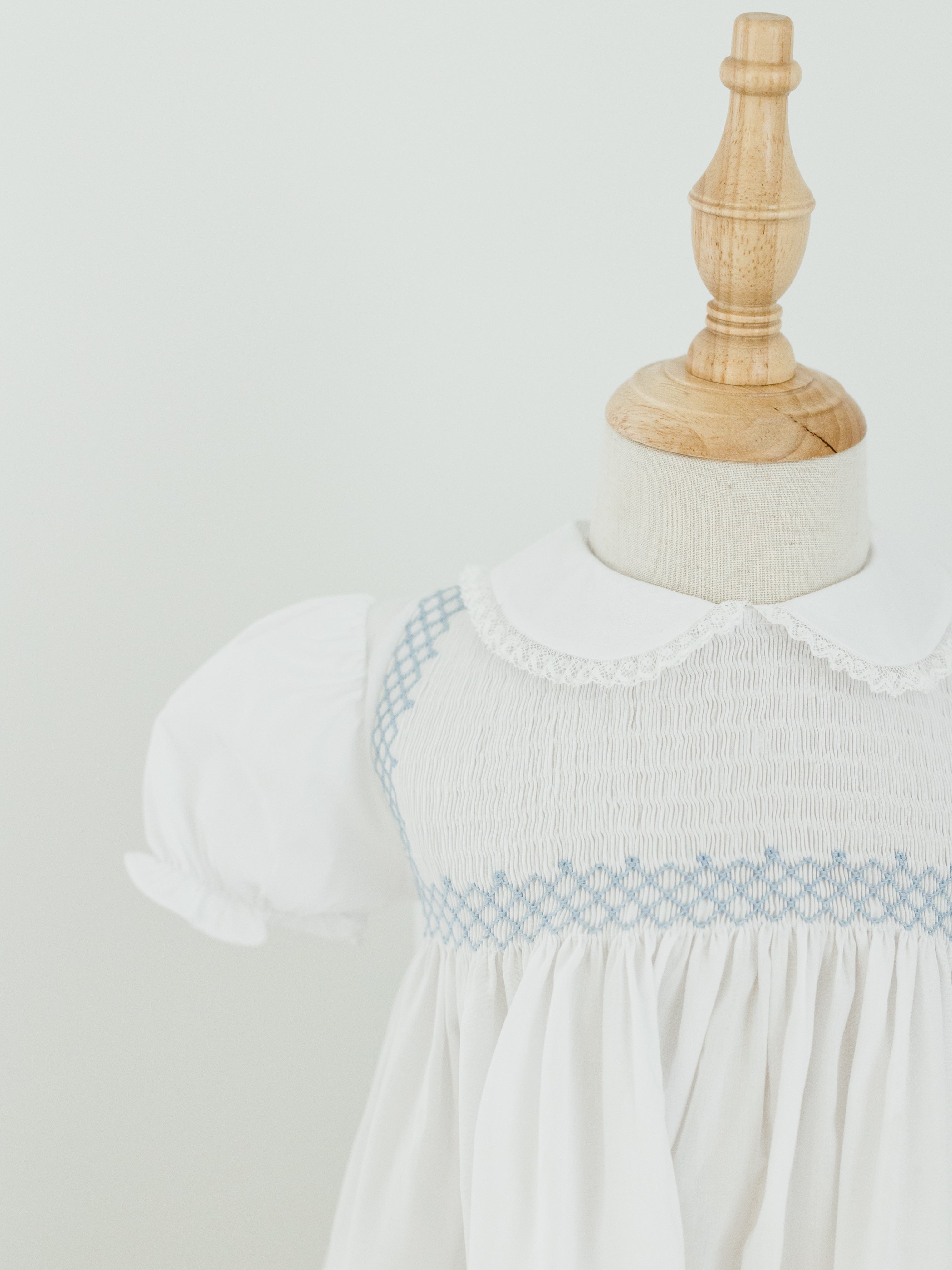 Vintage Smocked Bodice Dress