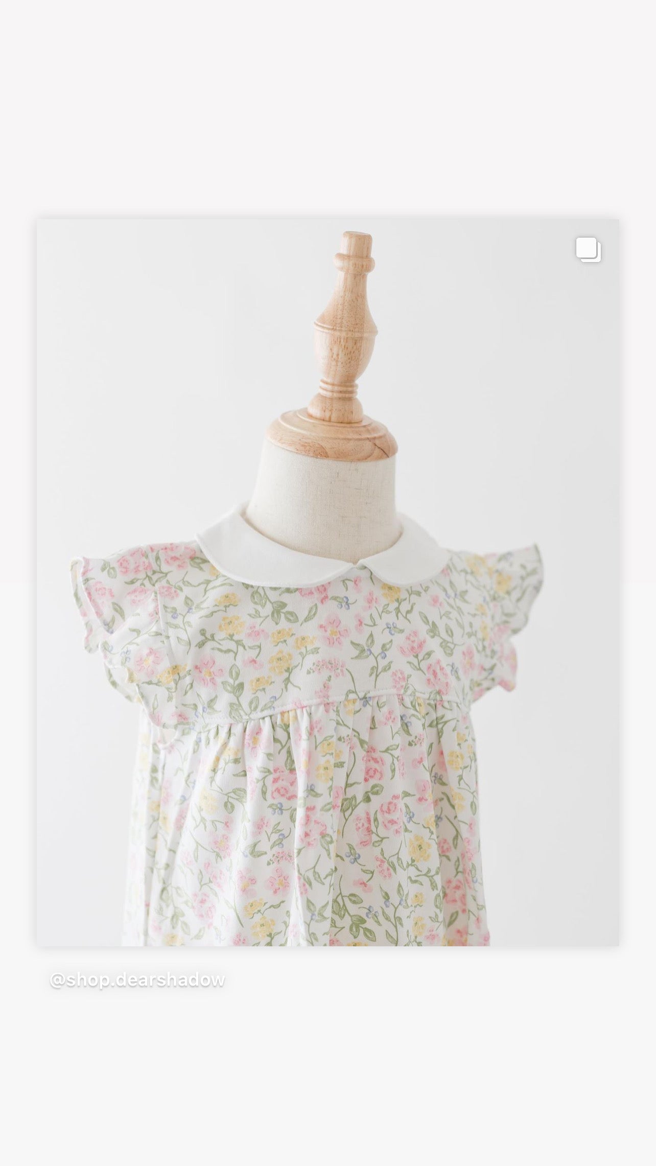 Nella Pima Berry Wildflowers Ruffle Playtime Dress