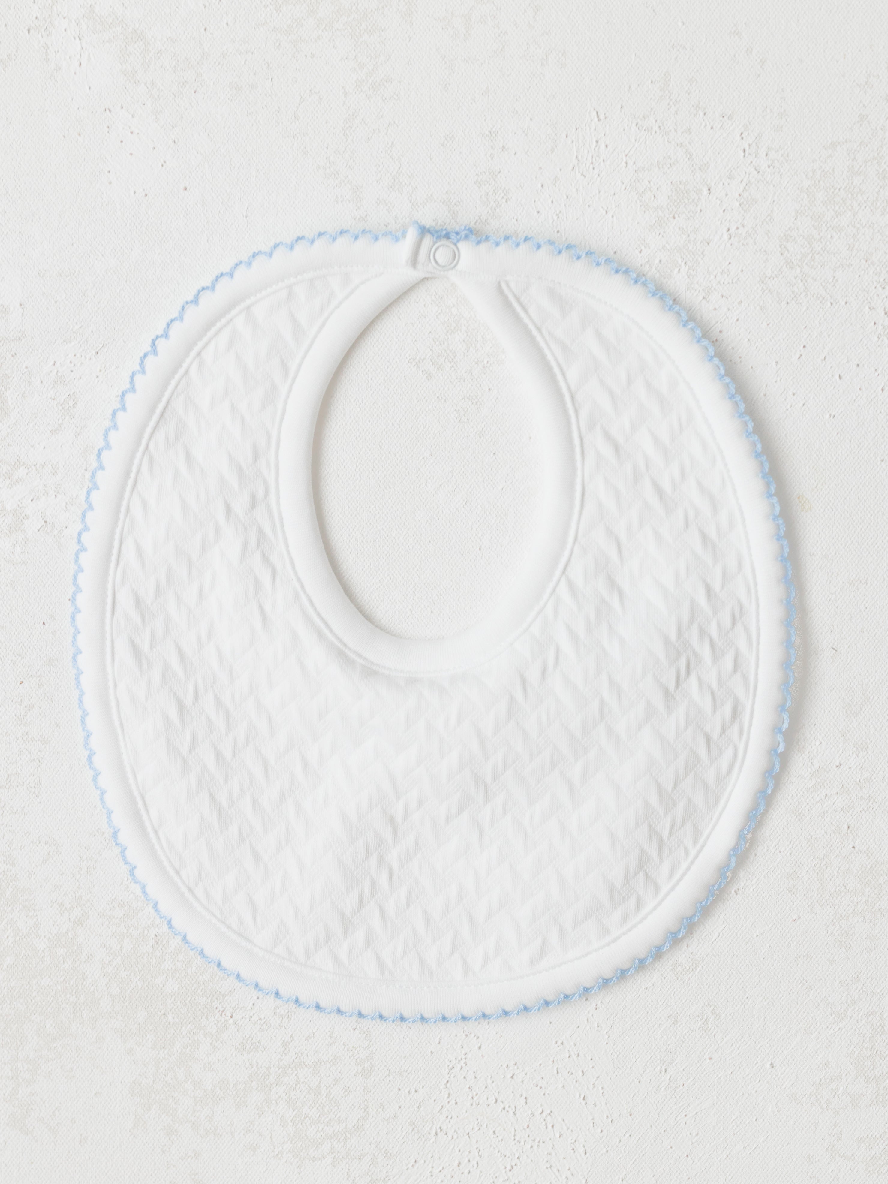 Basket Weave Baby Bib