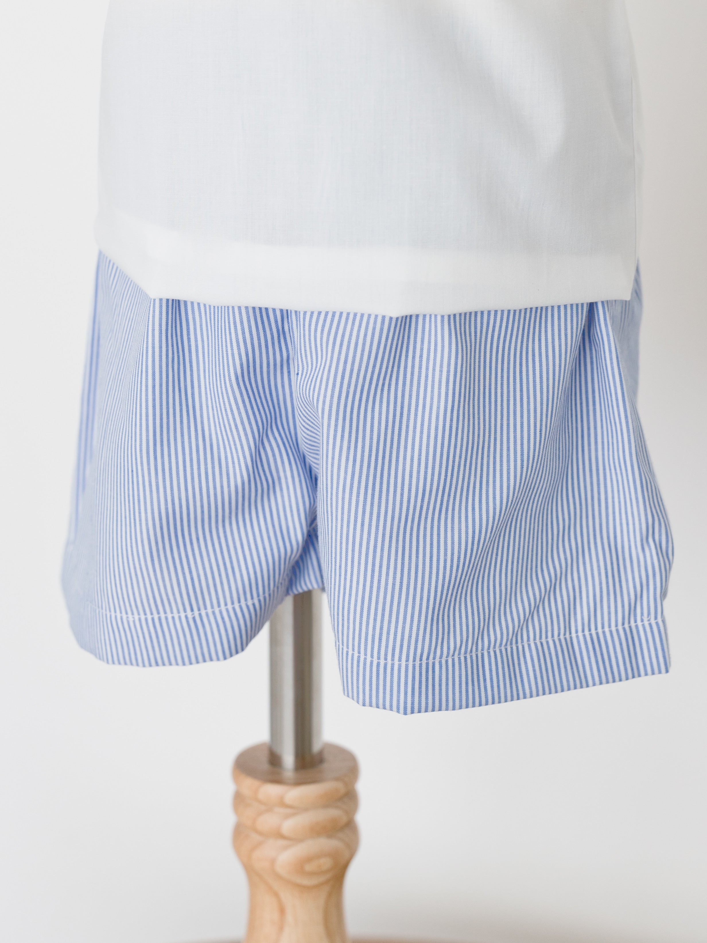 Remember Nguyen Bennett Royal Blue Stripe Short