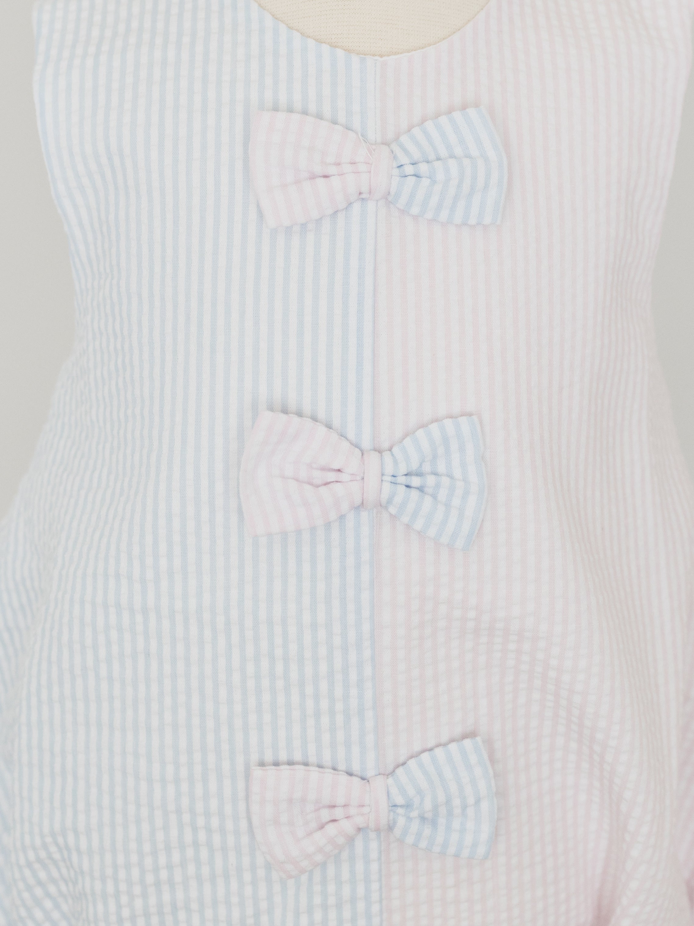 Lullaby Set Emma Bubble - Pink / Blue Seersucker