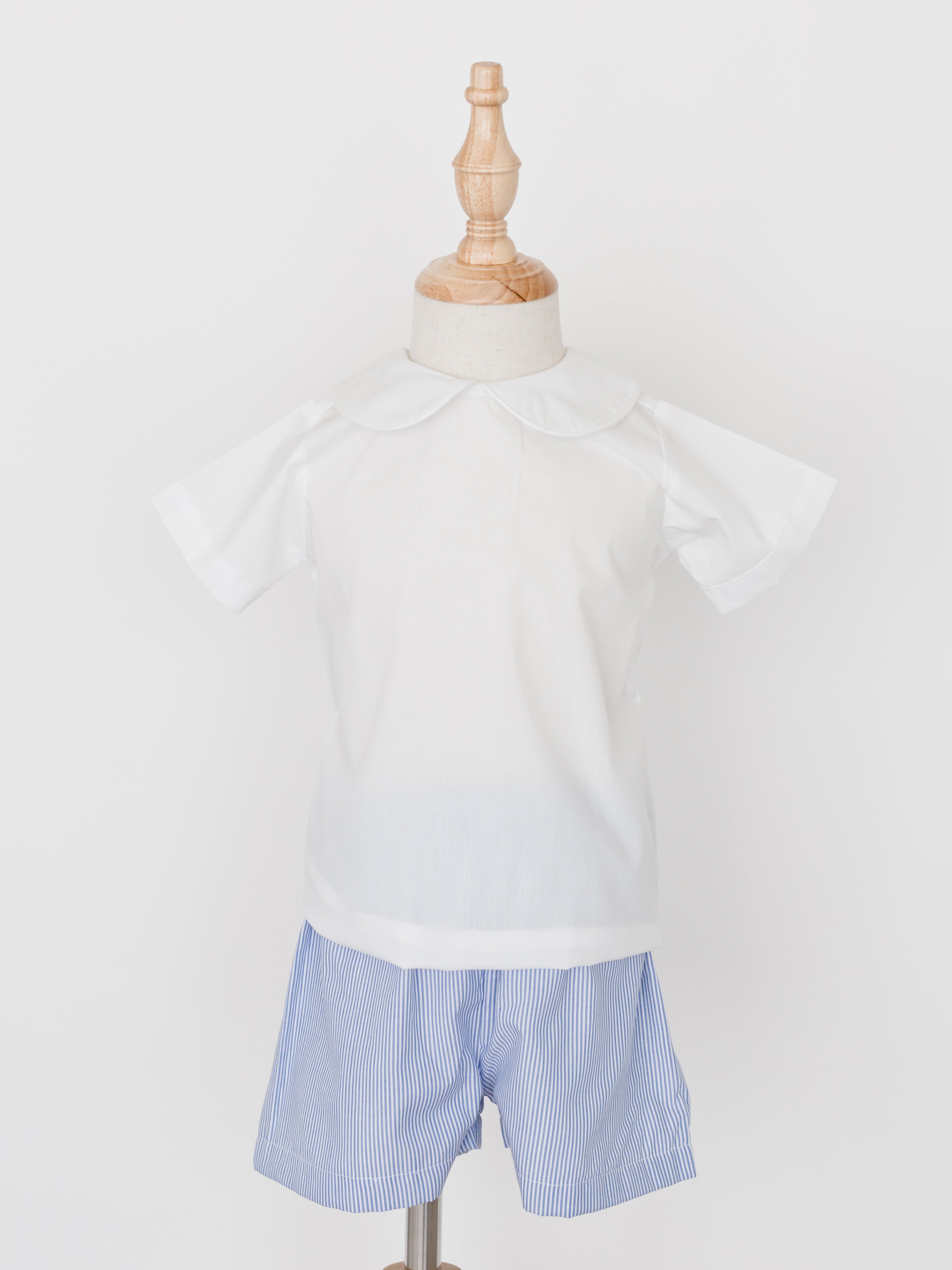 Remember Nguyen Bennett Royal Blue Stripe Short