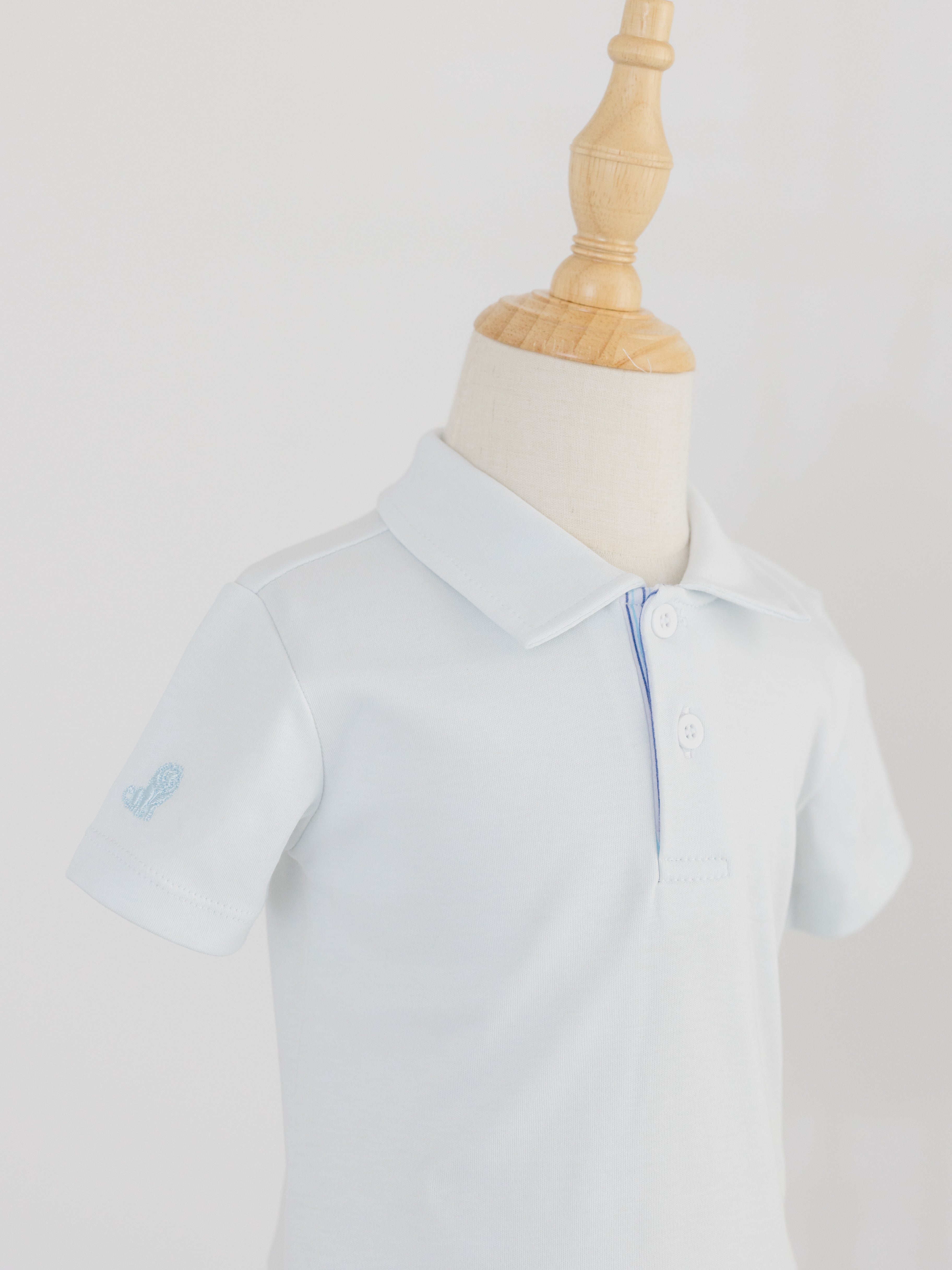 Parker Short Set - Blue/Blue Pinstripe