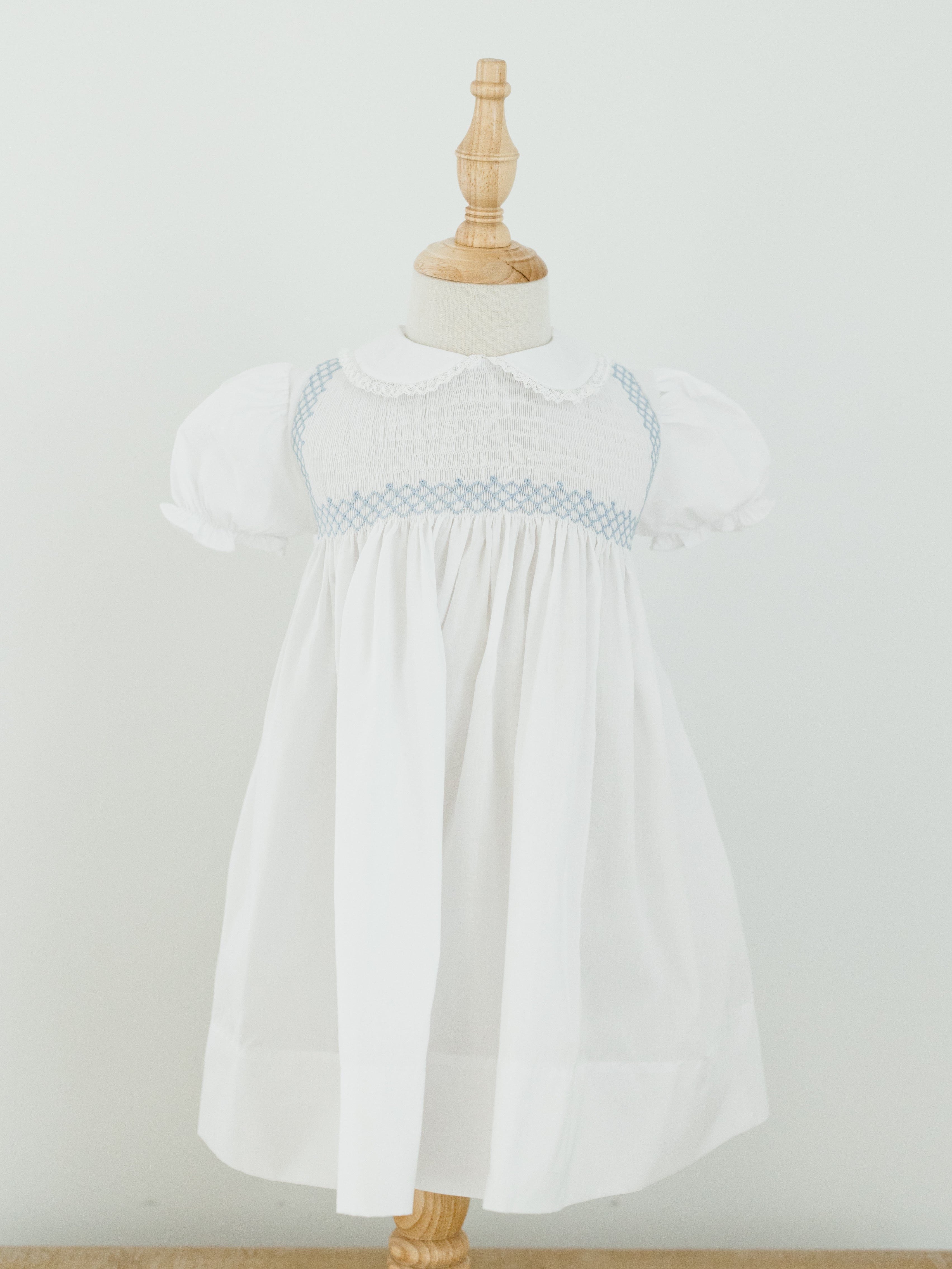 Vintage Smocked Bodice Dress